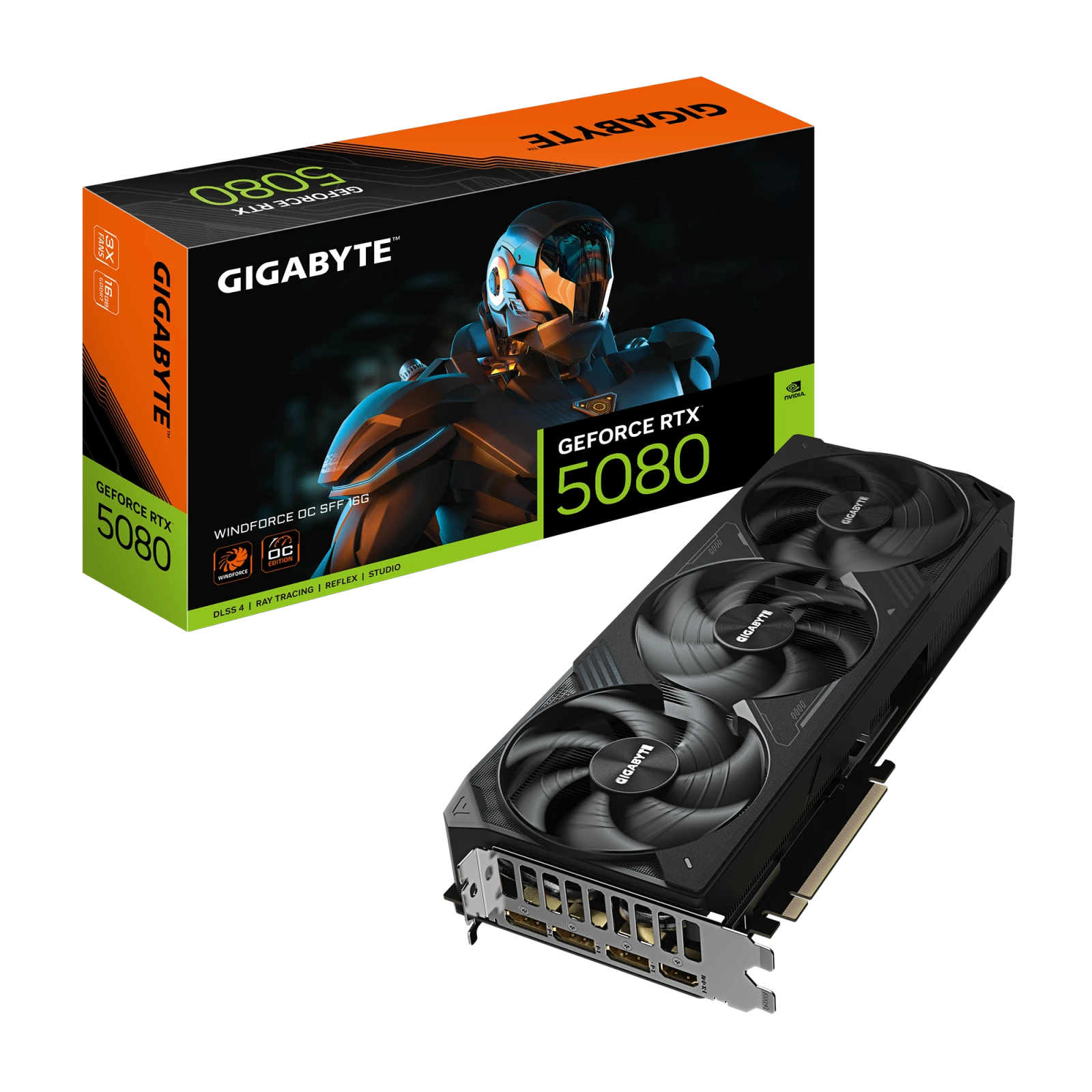 Gigabyte GeForce RTX 5080 WINDFORCE OC SFF 16G
